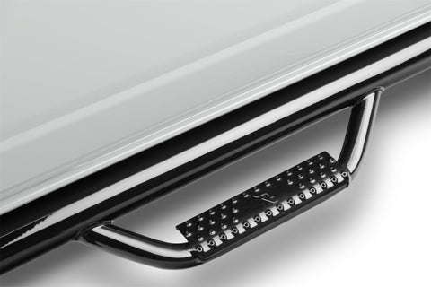 N-Fab Nerf Step 05-14 Nissan Frontier Ext. Cab 4.5ft Bed - Gloss Black - Cab Length - 2in - N0570CC