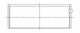 ACL Chevrolet V8 396-402-427-454 Con Rod Bearing Set - 8B743HD-STD