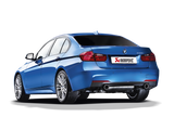 Akrapovic 12-15 BMW 335i (F30 F31) Evolution Line Cat Back (SS) w/ Carbon Tips (Req. Link Pipe) - MTP-BM/SS/1H
