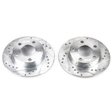 Power Stop 96-01 Audi A4 Quattro Rear Evolution Drilled & Slotted Rotors - Pair - EBR471XPR