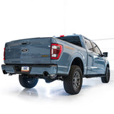 AWE Tuning 2021+ Ford F-150 Tremor (w/ Bumper Cutouts) 0FG Non-Resonated Catback -Diamond Black Tips - 3020-33402
