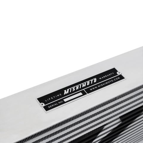 Mishimoto Universal Silver R Line Intercooler Overall Size: 31x12x4 Core Size: 24x12x4 Inlet / Outle - MMINT-UR