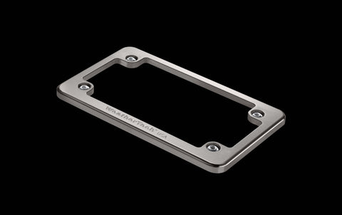 WeatherTech Motorcycle Billet Plate Frames - Red - 8AMPF4