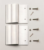 Lund Universal Ramp Kit For 2X8in To 2X10in Planks 9X7.5X2.25in - Silver - 602002