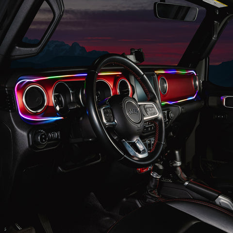 ORACLE Lighting Jeep Wrangler JL / Gladiator JT ColorSHIFT Fiber Optic LED Interior Kit - 4236-333