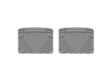 WeatherTech 93 Mercedes-Benz 300CE Rear Rubber Mats - Grey - W20GR