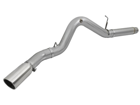 aFe LARGE Bore HD 5in Exhausts DPF-Back SS w/ Pol Tips 16-17 GM Diesel Truck V8-6.6L (td) LML/L5P - 49-44081-P