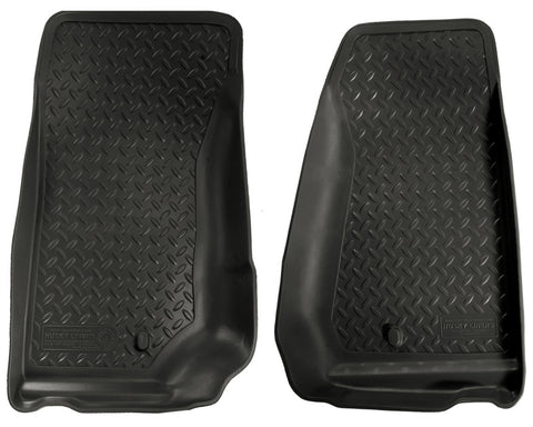 Husky Liners 07-12 Jeep Wrangler (Base/Unlimited) Classic Style Black Floor Liners - 30521