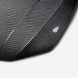 Seibon 22-23 Volkswagen Golf GTI/R TM-Style Carbon Fiber Hood - HD22VWG8-TM