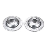 Power Stop 03-08 BMW Z4 Rear Evolution Drilled & Slotted Rotors - Pair - EBR670XPR