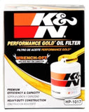 K&N 3.74inch / 2.98 OD Performance Gold Oil Filter - HP-1017
