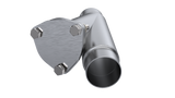 QTP 2.25in Weld-On QTEC Exhaust Cutout Y-Pipe - 10225