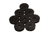 Energy Suspension Polyurethane Pad Set - 2 9/32in OD x 7/16in Hole ID x 1/2in Height - Round Black - 9.9528G