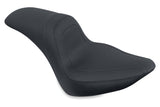 Mustang 06-17 Harley Softail Wide Tire (200mm) Fastback 1PC Seat - Black - 76388