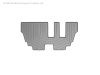 WeatherTech 07-13 BMW X5 Rear FloorLiner - Grey - 460953