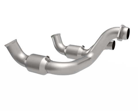 Kooks 20-22 Ford F250 7.3L V8 / Ford F350 7.3L V8 1-7/8in x 3in SS Headers w/ H.O. Green Catted Conn - 1400H440