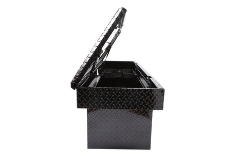 Deezee Universal Tool Box - Red Crossover - Single Lid Black BT (Deep Black) - DZ 8170DB