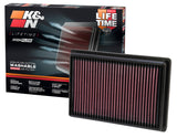K&N 11-13 Chevrolet Aveo 1.2L/1.3L/1.4L/1.6L / 12-13 Sonic 1.4L/1.8L Replacement Air Filter - 33-2476