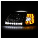 xTune Ford F150 97-03 Crystal Headlights w/ Clear LED Corners Chrome HD-ON-FF15097-LED-SET-C - 5014191