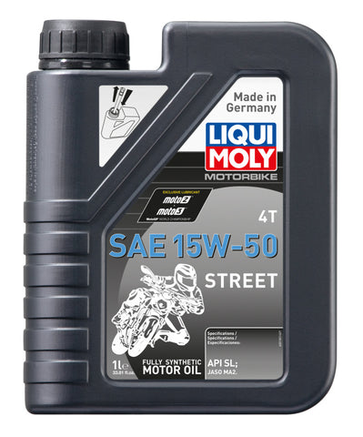 LIQUI MOLY 1L Motorbike 4T SAE 15W50 Street - 20058