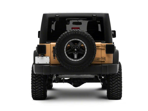 Raxiom 07-18 Jeep Wrangler JK Axial Series Carver LED Tail Lights- Blk Housing (Smoked Lens) - J164241