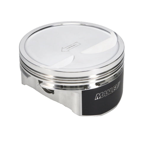 Manley Small Block Chevy LS Series 4.065in Bore - 1.065in CD - -10 cc Dish Platinum Series Pistons - 596565C-8