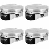 Manley Mitsubishi 4G63/4G63T EVO VIII/IX 85mm STD -12cc Extreme Duty Dish Pistons w/ Rings - 617000CE-4