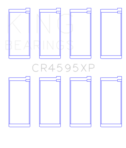 King Alfa Romeo Alfa/Alfetta/Giulia/Spider/Sport/Sprint (Size STD) Performance Rod Bearing Set - CR4595XP