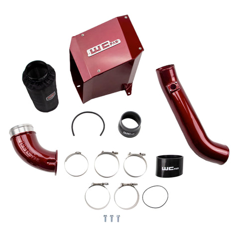 Wehrli 01-04 Duramax LB7 4in. Stage 2 High Flow Bundle Intake Kit - Cat Yellow - WCF100300-CAT