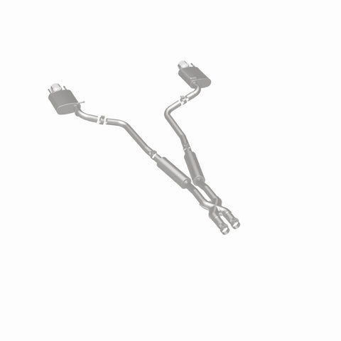 MagnaFlow 10-12 Cadillac CTS V6 3.0L (Exc AWD) Dual Split Rear Exit Stainless Cat Back Perf Exhaust - 15136