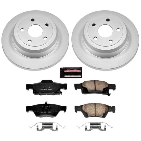 Power Stop 11-19 Dodge Durango Rear Z17 Evolution Geomet Coated Brake Kit - CRK5950