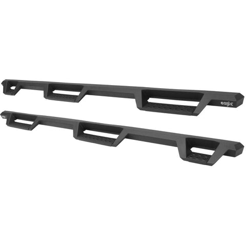 Westin 99-16 Ford F-250/350/450/550 CC (6.75ft Bed) HDX Drop Whl to Whl Nerf Step Bars - Text Blk - 56-534015