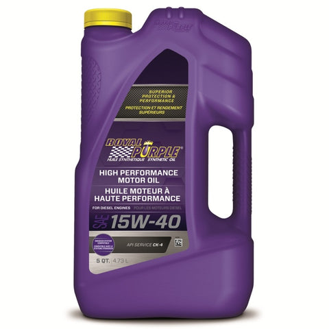 Royal Purple Duralec Super Diesel 15W40 Motor Oil (Canada) - 5 Quart - 23154