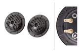 Hella Supertone Horn Kit 12V 310/380HZ HTone Black - 004811042