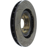 StopTech 92-02 Dodge Viper Drilled Front Right Cryo Rotor - 128.63036CR