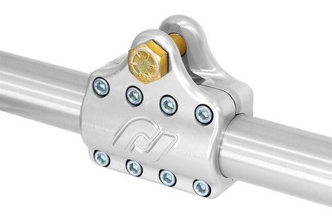 RockJock Currectlync Ram Assist Tie Rod Clamp Bracket 7075-T6 Billet Aluminum For 42mm 1 5/8in Tube - RJ-401000-101