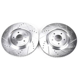 Power Stop 09-13 Infiniti FX50 Front Evolution Drilled & Slotted Rotors - Pair - JBR1300XPR