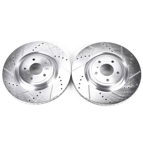 Power Stop 09-13 Infiniti FX50 Front Evolution Drilled & Slotted Rotors - Pair - JBR1300XPR
