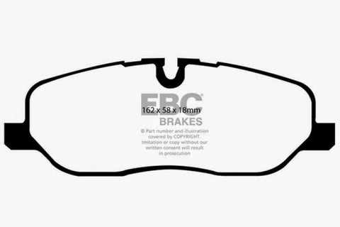 EBC 05-10 Land Rover LR3 4.4 Greenstuff Front Brake Pads - DP61541