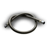 Kleinn 28In Stainless Steel Braided Leader Hose Extension - 1/4In F NPT Inlet/ 1/4In M NPT Outlet - 30203