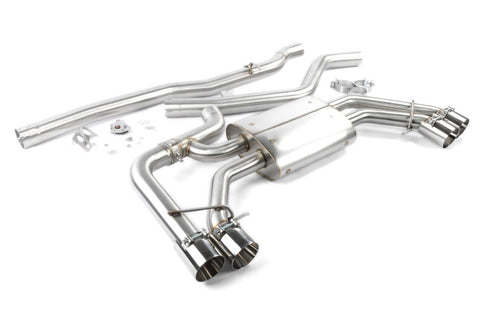Dinan 18-25 BMW X3 M40i/X4 M40i (G01/G02) Valved Catback Exhaust System - Polished Tips - D660-0099