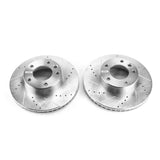 Power Stop 13-14 Mercedes-Benz G63 AMG Front Evolution Drilled & Slotted Rotors - Pair - EBR1449XPR
