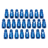 Russell Performance Adapter -6 AN Male to 5/16in Quick Disconnect Screw - Blue (Bulk Pkg 25) - 644118
