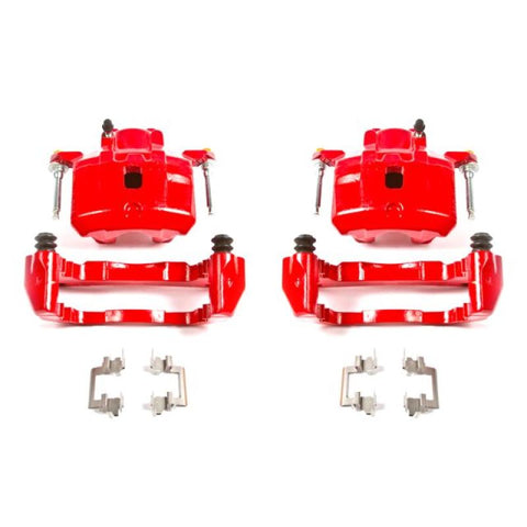 Power Stop 01-05 Chrysler Sebring Front Red Calipers w/Brackets - Pair - S2614