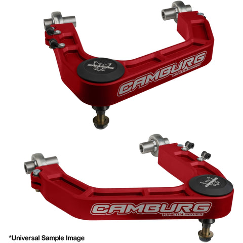Camburg 19-23 Ford Ranger KINETIK Performance Billet Uniball Upper Arms - Red - CAM-110250-RED