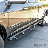Westin/HDX 19-20 Ram 2500/3500 Crew Cab (8ft Bed) Drop Wheel to Wheel Nerf Step Bars - Txt Black - 56-534345