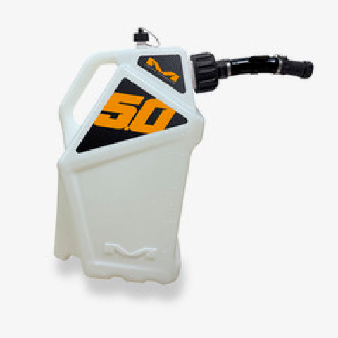 Matrix Concepts M5 0.5 Gallon Utility Can White-Orange - M5-106