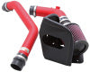 K&N 08-09 Mitsubishi Evo X Wrinkle Red Typhoon Short Ram Intake - 69-6546TWR