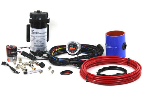 Snow Performance Stg 2 Boost Cooler Water Injection Kit TD Univ. (SS Braided Line and 4AN Fittings) - SNO-450-BRD