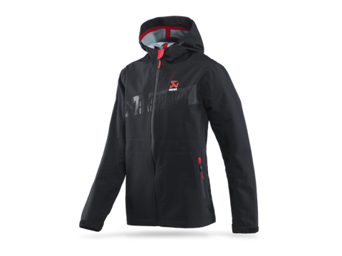 Akrapovic Womens Corpo Rain Jacket Black - 2XL - 802079